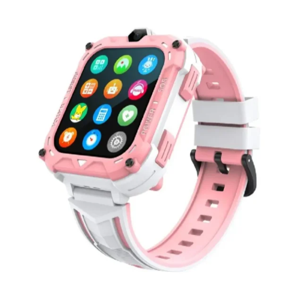 K39H Smartwatch Παιδικό – Ρόζ/Λευκό με GPS & 4G