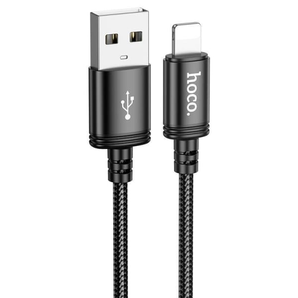 Καλώδιο Φόρτισης Hoco X89 USB A σε Lightning – 2.4A, 1m, Μαύρο