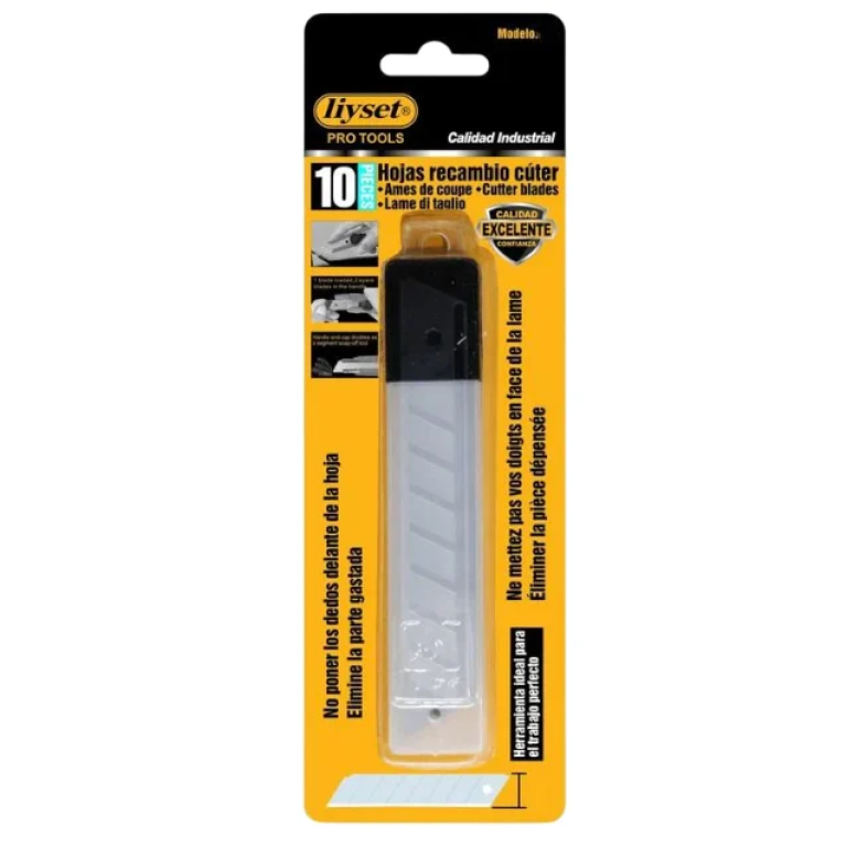 Liyset Ανταλλακτικές Λεπίδες Φαλτσέτας 100mm x 18mm – Σετ 10 Τεμαχίων - 54013