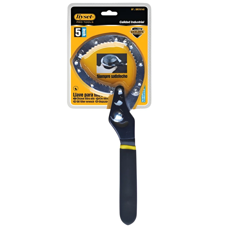 Liyset Φιλτρόκλειδο 5″ με Αλυσίδα Grip – Κλειδί Φίλτρου Λαδιού για Βαρέως Τύπου Εργασία - 78149