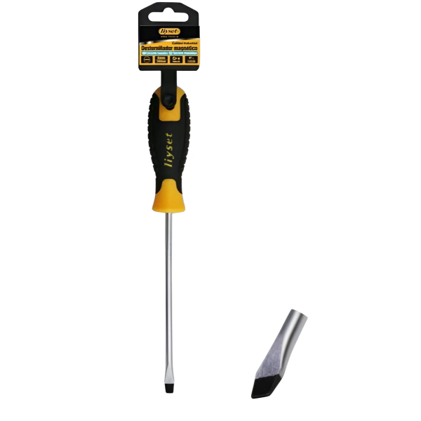 Liyset Μαγνητικό Κατσαβίδι Ίσιο 4x125MM – Χρωμίου Βαναδίου - 2213246