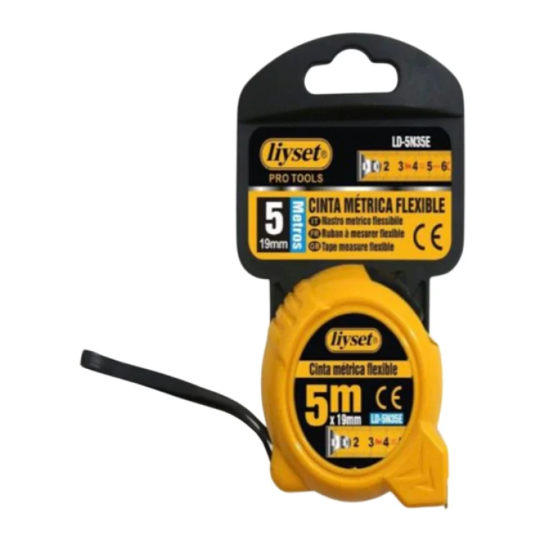 Liyset Μετροταινία 5m x 19mm με Αυτόματη Επαναφορά 2205197