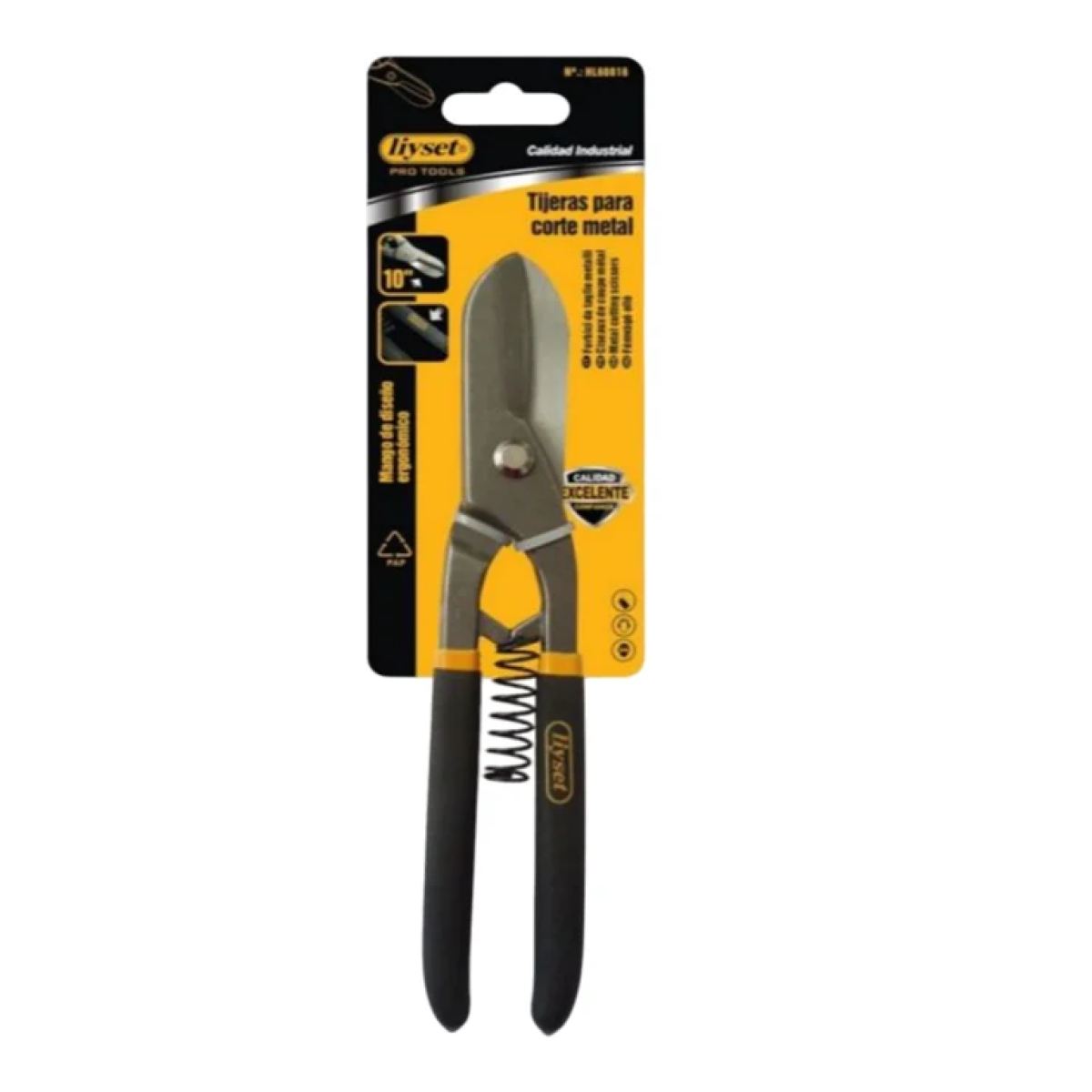 Liyset Ψαλίδι Λαμαρίνας με Ελατήριο – Βαρέως Τύπου 10” 216081