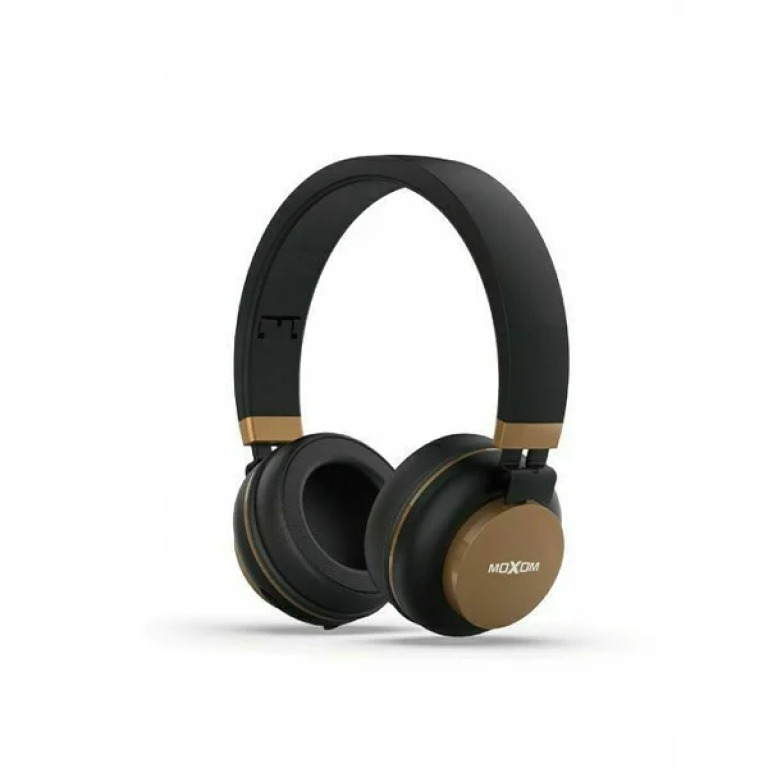Moxom MX-WL46 Ασύρματα & Ενσύρματα Over Ear Ακουστικά Bluetooth με Μικρόφωνο – Μαύρα
