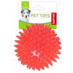 Nunbell Μπαλάκι Παιχνίδι Σκύλου με Κουδουνάκι 8cm Κόκκινο 33479