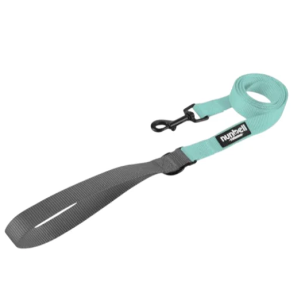 Nunbell Δίχρωμος Οδηγός για Σκύλους W1,5*L120cm Small Γαλάζιο/Γκρί 36520