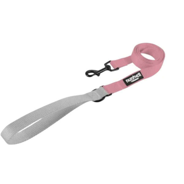 Nunbell Δίχρωμος Οδηγός για Σκύλους W2.5*L120cm Large Ρόζ/Γκρί 36522
