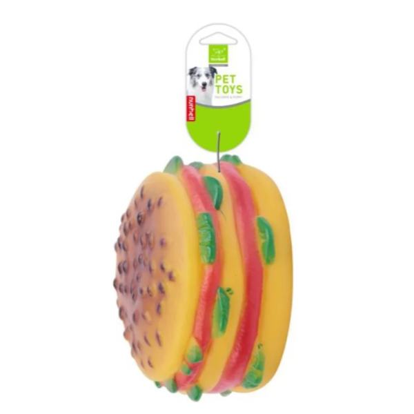 Nunbell Παιχνίδι Σκύλου σε Σχήμα Burger 8x4,8cm 33719