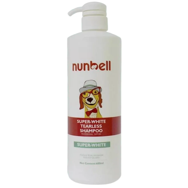 Nunbell Super White Tearless Σαμπουάν Κατοικιδίων για Λευκό Τρίχωμα – 350ml 34014