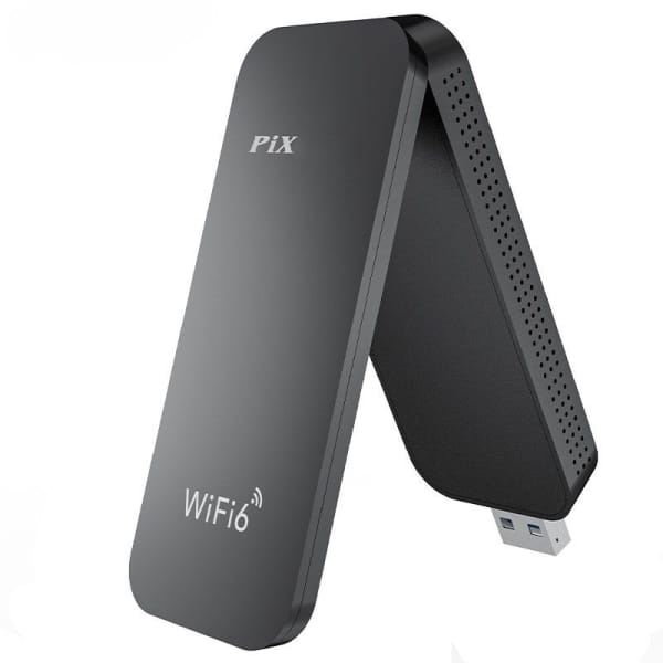 PIX-LINK UAX02 AX1800 Dual Band USB WiFi 6 Adapter – USB 3.0 | 2.4GHz & 5GHz