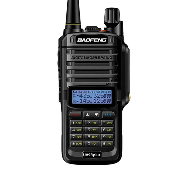 Πομποδέκτης Baofeng UV-9R Plus 15W IP68 Αδιάβρονο Walkie Talkie Dual Band – 16KM Εμβέλεια, VHF/UHF, 128 Κανάλια