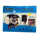Rixme RZ.WJSS-10M10D RGB Ηλιακή Αδιάβροχη Γιρλάντα Εξωτερικού Χώρου 10m με 10LED και Τηλεχειριστήριο