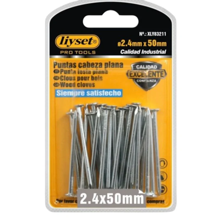 Σετ Καρφιά Liyset Ατσάλινα 50x2.4mm – 2183211