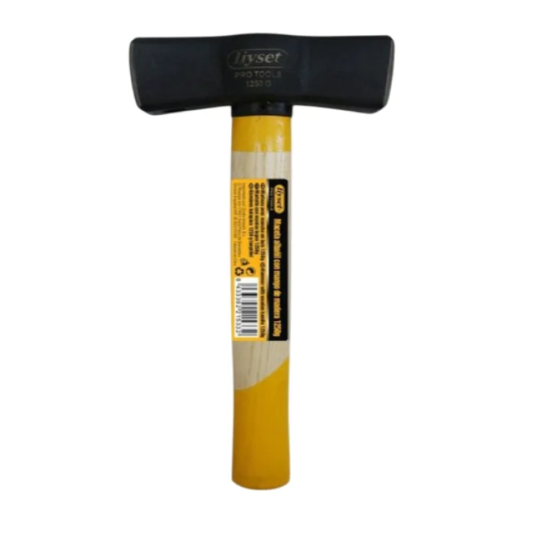 Σφυρί Οικοδομής Lyiset 1250g με Ξύλινη Λαβή – Μήκος 26cm – 215332