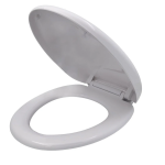 Sidirela Καπάκι Λεκάνης Soft Close – Πλαστικό 42x35,5cm E-2291 – Λευκό