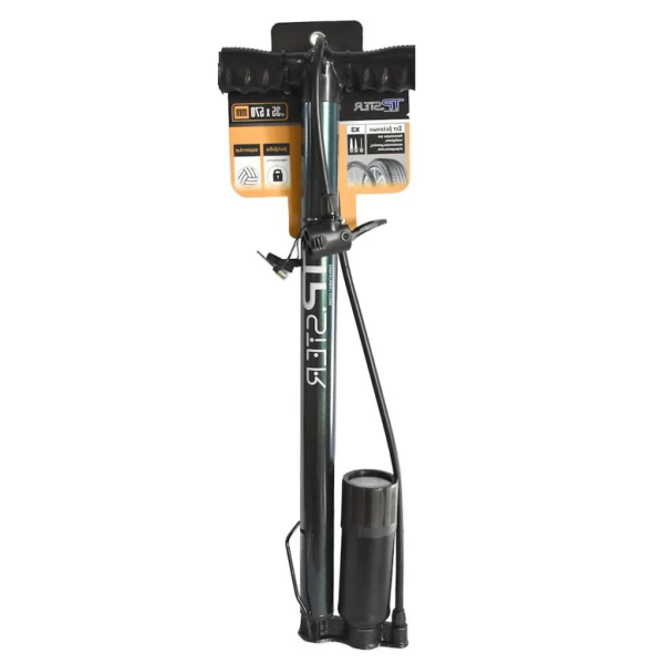 Tpster Τρόμπα Χειρός με Μανόμετρο 57.5cm – Πράσινο 37968