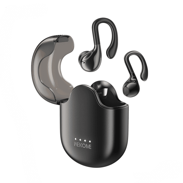 WEKOME WS-03 Ασύρματα Ακουστικά Clip-On – Semi-In-Ear με HIFI Ήχο & Σχεδίαση Ear-Hook - Μαύρα