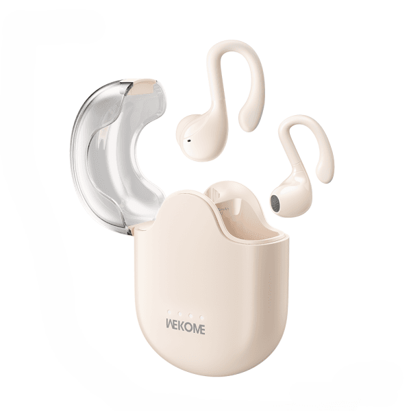 WEKOME WS-03 Ασύρματα Ακουστικά Clip-On – Semi-In-Ear με HIFI Ήχο & Σχεδίαση Ear-Hook - Ρόζ