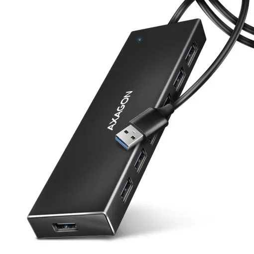 Axagon 7x USB 3.2 Gen 1 ALU FLAT hub