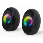 Ηχεία Υπολογιστή με Φωτισμό RGB Andowl Q-YX29 – Σετ 2 Τεμαχίων