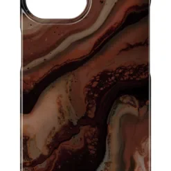 IDEAL OF SWEDEN Θήκη Fashion Magsafe Case iPhone 15 Dark Amber Marble IDFCMS-I2361-488