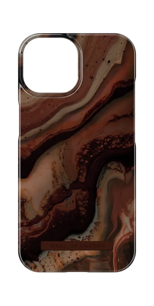 IDEAL OF SWEDEN Θήκη Fashion Magsafe Case iPhone 15 Dark Amber Marble IDFCMS-I2361-488