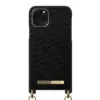 IDEAL OF SWEDEN θήκη λαιμού iPhone 11 Pro/XS/X Embossed Black IDNCAW21-I1958-328