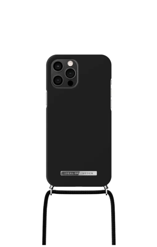 IDEAL OF SWEDEN θήκη λαιμού Ordinary iPhone 12 Pro Max Ultra Black IDONCAW21-I2067-338