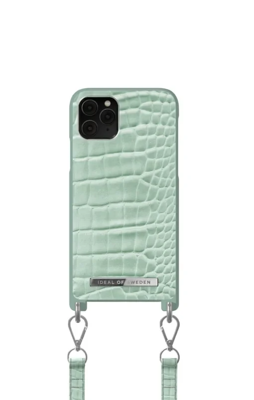 IDEAL OF SWEDEN θήκη λαιμού iPhone 11 Pro/XS/X Mint Croco IDPNSS21-I1958-261