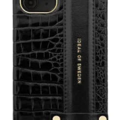 IDEAL OF SWEDEN Statement Case Strap Handle iPhone 11 Pro/XS/X Neo Noir Croco IDSCAW20-1958-223