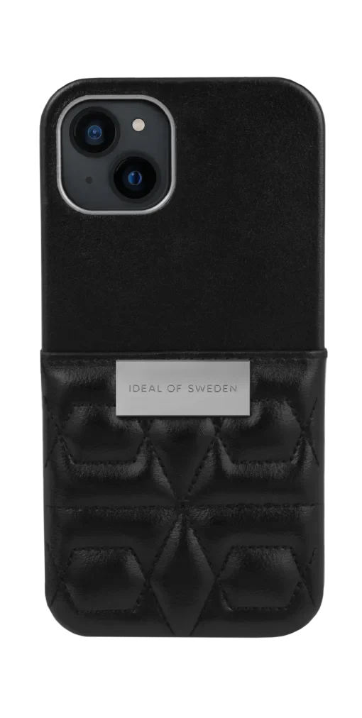 IDEAL OF SWEDEN Θήκη Statement iPhone 13 Quilted Black - Mini Pocket IDSCAW21-I2161-344
