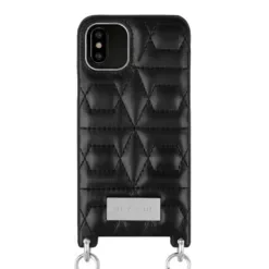 IDEAL OF SWEDEN θήκη λαιμού Statement iPhone 11 Pro/XS/X Quilted Black IDSPNAW21-I1958-340