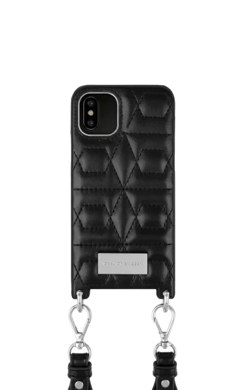 IDEAL OF SWEDEN θήκη λαιμού Statement iPhone 11 Pro/XS/X Quilted Black IDSPNAW21-I1958-340