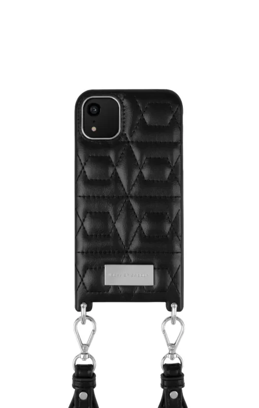 IDEAL OF SWEDEN θήκη λαιμού Statement iPhone 11/XR Quilted Black IDSPNAW21-I1961-340