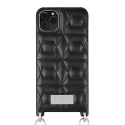 IDEAL OF SWEDEN θήκη λαιμού Statement iPhone 11 Pro Max/XS Max Quilted Black IDSPNAW21-I1965-340
