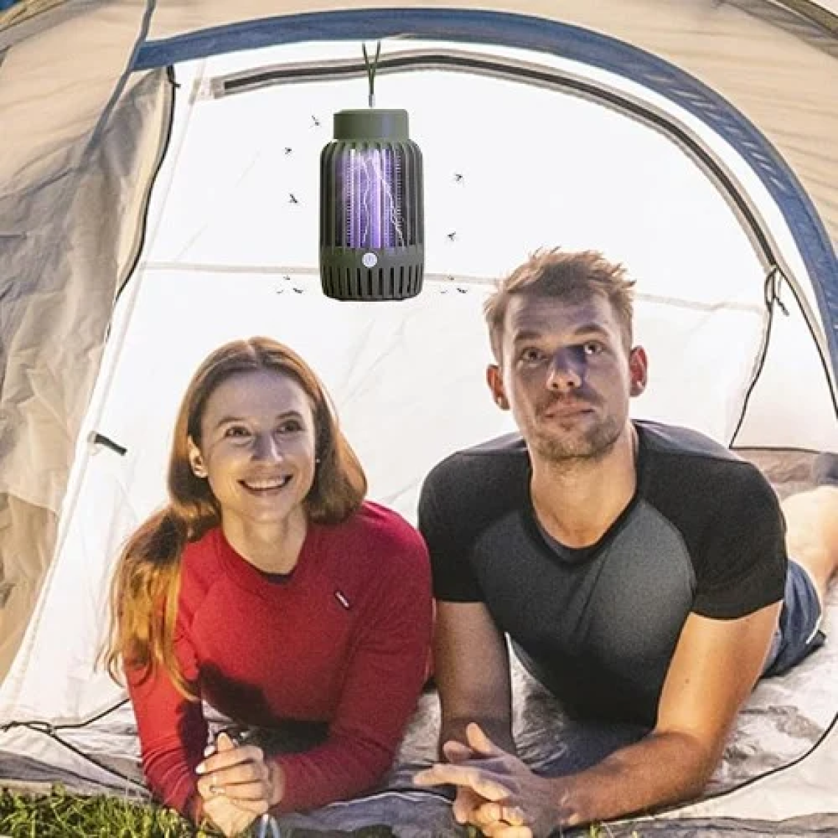 Ηλεκτρική Αντικουνουπική Λάμπα UV 1.5W Hoomei HM-1665 Χακί