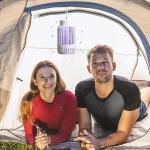 Ηλεκτρική Αντικουνουπική Λάμπα UV 1.5W Hoomei HM-1665 Λευκό