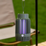 Ηλεκτρική Αντικουνουπική Λάμπα UV 1.5W Hoomei HM-1665G Γκρι