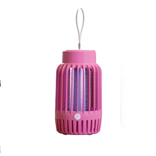 Ηλεκτρική Αντικουνουπική Λάμπα UV 1.5W Hoomei HM-1665R Κόκκινο