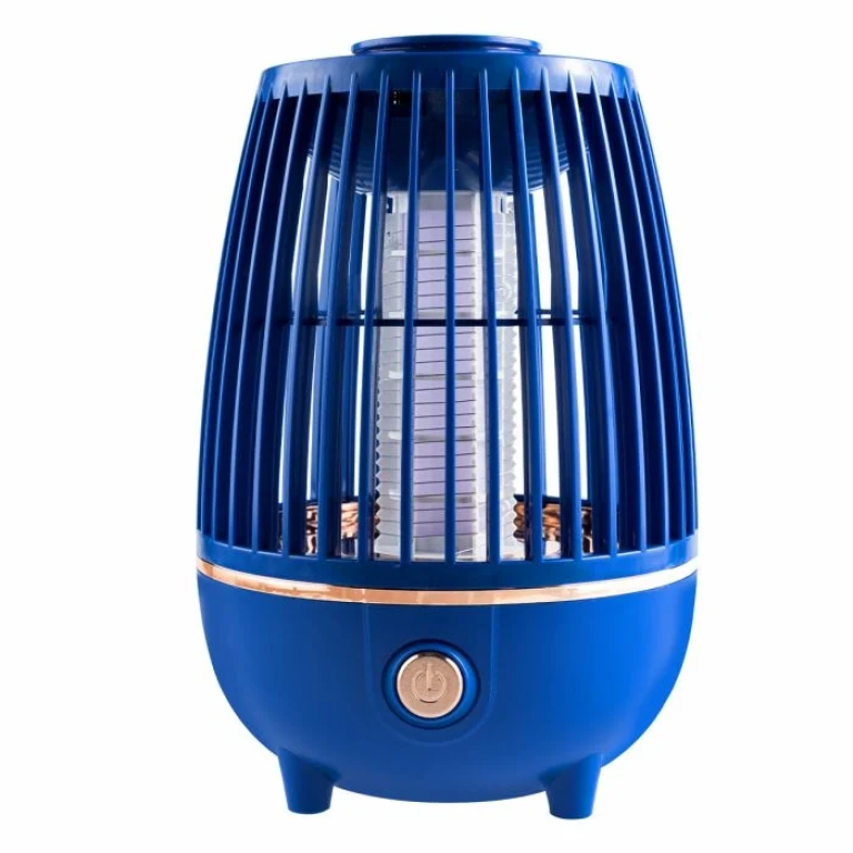 Ηλεκτρική Αντικουνουπική Λάμπα UV 2.4W Μπλε Hoomei HM-1655B