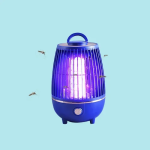 Ηλεκτρική Αντικουνουπική Λάμπα UV 2.4W Μπλε Hoomei HM-1655B
