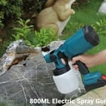 Ηλεκτρικό Πιστόλι Βαφής 48V με Δοχείο 0.8lt