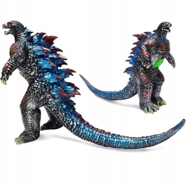 Ηλεκτρονική Φιγούρα Godzilla Με Ήχο & Φως 31cm 025-6 Μαύρο/Μπλε