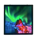 Ηλεκτρονική Πινακίδα Αδιάβροχη LED 105×105 WiFi P3 – Μαύρο