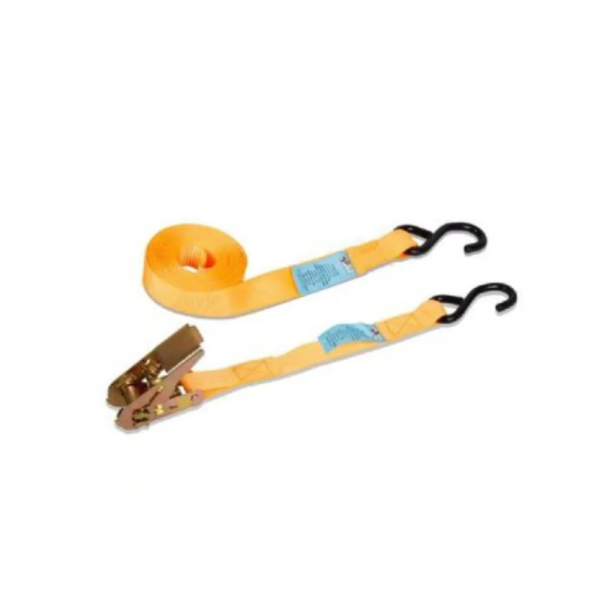 Ιμάντας με Καστάνια και Γάντζο S για Αποσκευές 5m x 25mm 250kg Πορτοκαλί 2000842