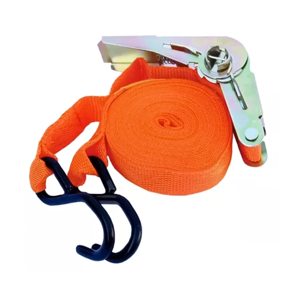 Ιμάντας με Καστάνια και Γάντζο S για Αποσκευές 5m x 25mm 250kg Πορτοκαλί 2000842 - Image 3