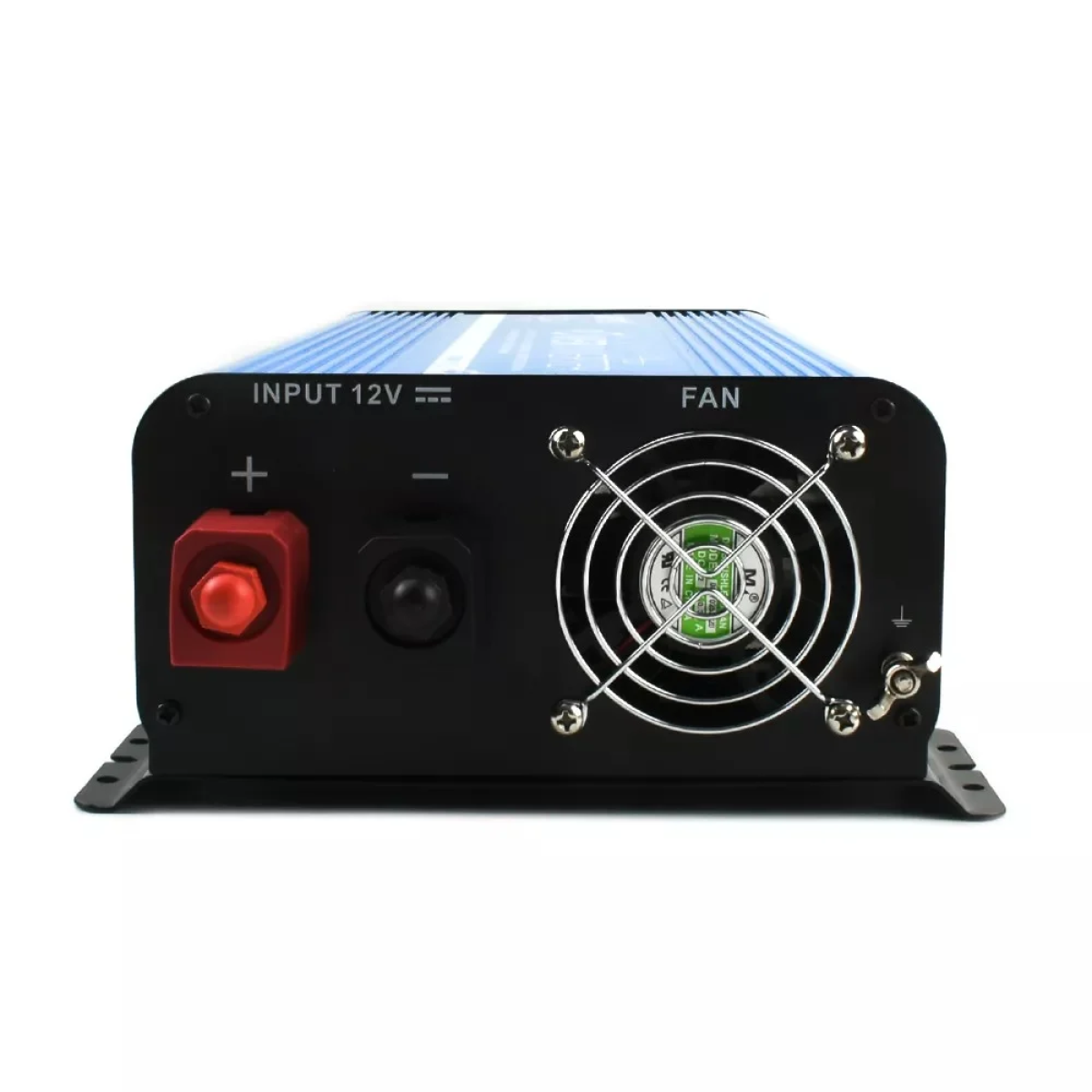 Inverter Καθαρού Ημιτόνου 1500W DC12V σε AC220V Jarrett JADS-1500W – Μπλε - Image 3