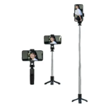 K03 Μίνι Selfie Stick με Τρίποδο - Μαύρο