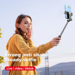K03 Μίνι Selfie Stick με Τρίποδο - Μαύρο