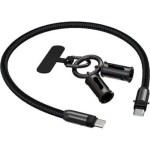 Καλώδιο Δεδομένων USB-C PD 60W Με Λουράκι Λαιμού & Μαγνητική Σύνδεση Andowl Q-SJ16A